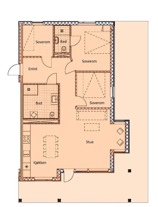 Riddertunet Apartment 101 Beitostolen Exterior photo